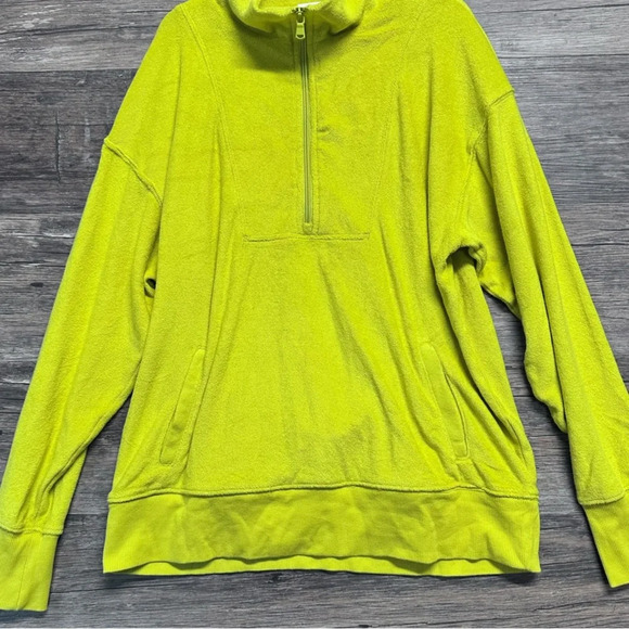 aerie Sweaters - Aerie Offline Yellow Half-Zip Sweater Sweatshirt Top
